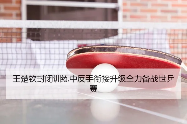王楚钦封闭训练中反手衔接升级全力备战世乒赛